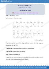 Đề kiểm tra giữa học kì 2 Ngữ văn 12 - Đề số 7 có lời giải chi tiết